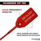 Kable Kontrol Cable Tie, 9 in L, 6-1/2 in Max Bundle Dia., Red, Polymer, 20 lb Strength, 50 PK CTPT-9-50-RD - alternate 5