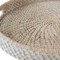 Homeroots 18in Whitewash Round Rattan Indoor Outdoor Handmade Tray With Handles 476488 - alternate 4