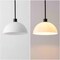 Jonathan Y Solene 11.75" 1-Light Modern Contemporary Adjustable Metal/Glass Dome LED Pendant, Black/White JYL9565C - alternate 10