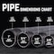 Ace Trading - Nipple 3/8 in. MIP each X 3/8 in. D MIP Black Steel 4 in. L Nipple 308UP38X4 - alternate 6