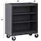 Sandusky Lee Mobile Welded Steel Bookcase, 36x18x36, Black BM20361836-09 - alternate 5