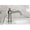 Kingston Brass One-Handle Single-Hole Bathroom Faucet with Push Pop-Up Drain, Brushed Nickel KS3548RNX - alternate 4