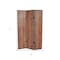Homeroots 71" Brown Wood Folding Three Panel Screen Room Divider 274689 - alternate 4