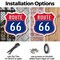 Signmission Route Marker Shield Sign Route 66, 6 Inch X 6 Inch, Plastic Sign SHI-P-6-459 - alternate 3
