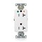 Leviton Plugs&Rcptcls, 20A, 125VAC, Wht, PBT, PK1 DT830-IGW - alternate 1