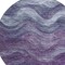 Homeroots 8' Purple And Gray Round Abstract Washable Indoor Outdoor Area Rug 618174 - alternate 6