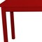 Homeroots 48" Fire Engine Red Solid Wood Dining Table 548866 - alternate 4
