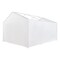King Canopy 12ftx20ft Canopy Enclosure Sidewall Kit w/ Flaps, Fits 12ft 3in by 20ft frames, White SWK1220WF-2 - alternate 1