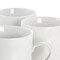 Our Table Simple White 6 Piece Fine Ceramic 16.65oz Mug Set in White 133033.01 - alternate 5