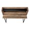 Homeroots 47" Brown and Black Wood and Metal Sled Computer Desk 489977 - alternate 7