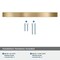 Amerock Parabolic 6-5/16 inch (160mm) Center-to-Center Champagne Bronze Cabinet Pull, 10PK 10VMP37348CZ - alternate 4
