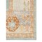 Homeroots 9' X 12' Blue and Orange Floral Stain Resistant Indoor Outdoor Area Rug 531499 - alternate 5