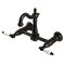 Kingston Brass Two-Handle Wall Mount Bridge Kitchen Faucet, Oil Rubbed Bronze KS2445PL - alternate 1
