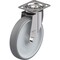 Blickle Swivel Plate Caster, TPR, 8", 550 lb. LEX-TPA 200G-14 - alternate 1