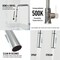 Vigo Parsons Single Handle Pull-Down Sprayer Kitchen Faucet in Stainless Steel VG02031ST - alternate 5
