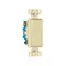 Pass & Seymour radiant Paddle Switch, 15 A, 120/277 VAC, Push Wire, Side Wire Terminal, Ivory TM874ICC6 - alternate 2