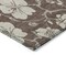 Homeroots 8' X 10' Brown And Beige Floral Washable Indoor Outdoor Area Rug 599871 - alternate 7
