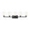 Z-Lite Oren 5-Light Vanity, 38 in W, Matte Black 7004-5V-MB - alternate 6