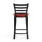 Flash Furniture HERCULES Black Ladder Back Metal Restaurant Counter Stool - Red Vinyl Seat XU-DG697BLAD-24-RDV-GG - alternate 8