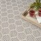 Homeroots 9' X 12' Gray And Ivory Geometric Indoor Outdoor Area Rug 556326 - alternate 8