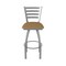 Holland Bar Stool Co 410 Jackie Stainless Steel 36in Swivel Bar Stool with Canter Saddle Seat 41036SS012 - alternate 5