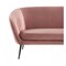 Homeroots 75" Coral Sofa With Black Legs 480909 - alternate 8