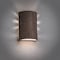 Luxury Lighting Masons Select 10 in Tall Ceramic Backlit Slate Look Outdoor Wall Light, Painted Adobe Finish, 2PK (2) SL510-AD-ud-7 - alternate 1
