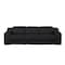 Homeroots 103" Black Italian Leather Reclining USB Sofa 632884 - alternate 12