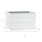 Homeroots 28" White Wood Freestanding Bathroom Vanity With White Sink And Two Drawers 627458 - alternate 3