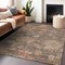 Homeroots 3' X 5' Brown Tan And Terra Cotta Floral Washable Indoor Outdoor Area Rug 604108 - alternate 9