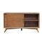 Homeroots 50in Mahogany Solid Wood Enclosed and Open Storage TV Stand 404273 - alternate 5