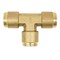 Mytee Products DOT Union Tee Push-Lock Air Brake Fitting 1/2in Tube OD (Set of 5 pcs) MP-ABF-TEE12 - alternate 3
