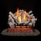 Bluegrass Living Vented Natural Gas Fireplace Log Set - 24 in. Birch Wood, 55,000 BTU, Match Light BVL24-2 - alternate 1