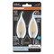 Sylvania TruWave Series LED Bulb, Bent Tip Lamp, 25 W Equivalent, Candelabra E12 Lamp Base, Dimmable, PK2 42097 - alternate 4