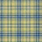 Homeroots 8' X 10' Yellow Blue And Ivory Plaid Washable Indoor Outdoor Area Rug 597138 - alternate 8