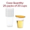 Smarty Had A Party 10 oz. Clear Round Plastic Cups (500 Cups), 500PK 6954-CASE - alternate 9