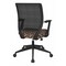 Office Star Products EM Series Screen Back Task Chair with "T" Arms, City Park Walnut EM51022N-K110 - alternate 3