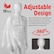 Topmaster Male Mannequin, 38'' Chest, 360 Deg Design, Adjustable Posture, Turnable Head, White TPMANQMAL - alternate 8