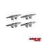 Extreme Max Extreme Max 3006.6759.4 Soft Point Stainless Steel Dock Cleat - 4.5”, Value 4-Pack 3006.6759.4 - alternate 1