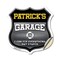 Signmission Patrick's Garage I Can Fix Everything But Stupid, 12 Inch X 12 Inch, Vinyl Decal SHI-D-12-490-PATRICK - alternate 1