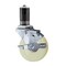 Service Caster 3'' SS Nylon Swivel 1-1/2'' Expanding Stem Caster with Brake SCC-SSEX20S314-NYS-TLB-112 - alternate 1