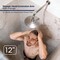 Supplygiant 12 in Shower Arm 90 Degree Stainless Steel Rain Shower Head Extension Arm with Flange, Chrome Finish 74-TB34BG-D - alternate 6
