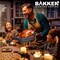 Bakken- Swiss BAKKEN 17x13in. Nonstick Roasting Pan with Rack, Carbon Steel, Oven Safe, 450 DegF, Gray Marble BKTURKYP4 - alternate 7