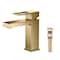 Kibi Cubic Single Handle Bathroom Vanity Sink Faucet, Pop Up Drain C-KBF1002BB - alternate 1