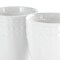 Elama Cara 6 Piece 10 Ounce Porcelain Cup Set in White EL-CARA6PC - alternate 8