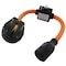 Ac Works 14-30P to L6-20R Adapter, 1.5 ft, 20A Breaker-Protected, Heavy-Duty STW S1430ICBL620 - alternate 1