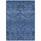 Homeroots 5' X 8' Navy Blue And Denim Blue Floral Washable Indoor Outdoor Area Rug 588895 - alternate 6