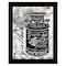 Homeroots FARM SWEET FARM MILK CAN Black Framed Print Wall Art 529773 - alternate 1