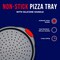 Bakkenmaster Pizza Tray, Carbon Steel with Holes, Non-Stick Coating, PFOA, PFOS, PTFE Free, Bakken BAKPIZA11 - alternate 4