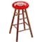 Holland Bar Stool Co Oak Counter Stool, Medium Finish, Ohio State Seat RC24OSMed - alternate 1